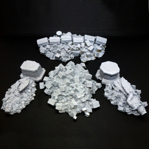 Castle Rubble Set Unpainted