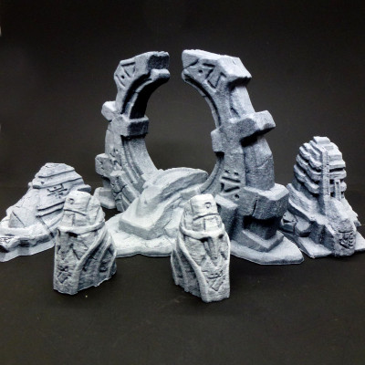 Elder Ruins Unpainted Set