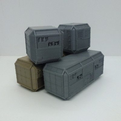 gothic crates unpainted set 1