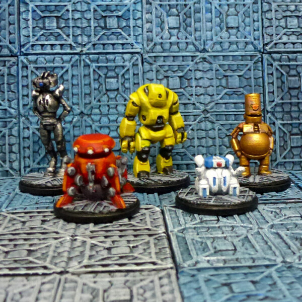 scifi civs droids set front