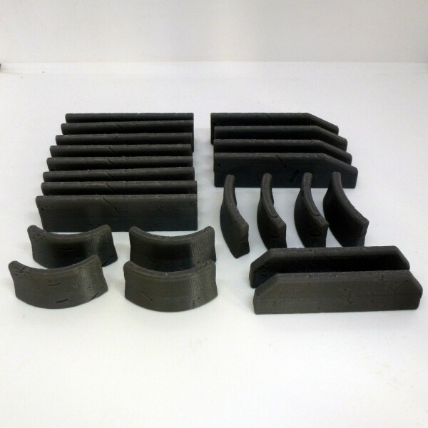 Concrete Barricades delivered set