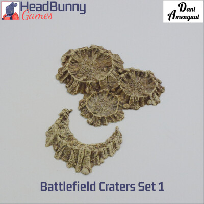 DA craters cover 15mm set 1