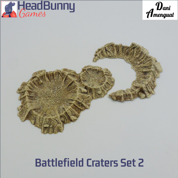 DA craters cover 15mm set 2