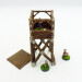 DA wood watchtower roof top scale