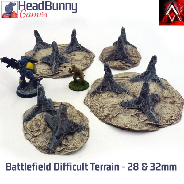 TVR Diff Terrain Battlefield 28mm cover